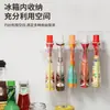 Estante de Almacenamiento para Condimentos Cocina Hogar Refrigerador Bolsas MSG Sal Pimienta Salsa Picante Aderezo de Ensalada Estante de Almacenamiento sin Taladro