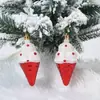 Adornos navideños de plástico, medias navideñas, muletas, colgantes, pequeños adornos para árboles de Navidad.