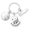 Novo Chaveiro de Aço Inoxidável da Copa do Mundo de Futebol Pingente para Mochila Esportiva de Futebol Pingente de Produto Periférico da Copa do Mundo