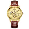 Reloj Mecánico para Hombre Fenzun, Reloj de Pulsera Deportivo Automático Esqueleto para Hombre, Artículo Popular de Transmisión en Vivo Transfronteriza, Dropshipping Disponible