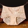 [160 Jin vestível] Renda Lingerie Feminina Tentação Tamanho Grande Respirável Cintura Alta Sem Costura Calcinhas Femininas