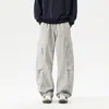 Ropa para Hombre Maple House / 2026 Primavera/Otoño Nuevos Pantalones Anchos de Pierna Curva Estilo Americano Holgado Ropa de Trabajo Pantalones Largos Casuales para Hombre
