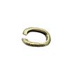 Anillo abierto cuadrado retro de latón anillo abierto rectangular de latón pulsera de cadena de tela accesorios accesorios de ropa cadena