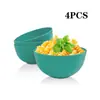 Tazón para Comer de Paja de Trigo Transfronterizo de 15 cm Tazón para Fideos Instantáneos de Dormitorio Tazón de Sopa de Plástico para el Hogar Tazón para Fideos Anticaídas para Jardín de Infancia