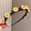 Ferramenta de Trança para Faixa de Cabelo Infantil, Grampo de Cabelo Fofo para Franja de Menina, Faixa de Cabeça para Bebê que Não Machuca o Cabelo, Acessórios de Cabelo da Moda para Meninas