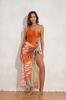 Traje de Baño Estampado con Posicionamiento de Moda 2024 para Mujer Cubre Vientre Bikini Adelgazante Protector Solar Sexy Traje de Baño para Aguas Termales