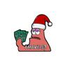 Broche navideño insignia de aleación caricatura lindo Papá Noel Feliz Navidad vacaciones decoración de mochila escolar