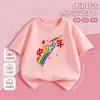 Camiseta Arcoíris Juvenil China Temporada de Regreso a Clases Otoño Reunión Deportiva Actividad Uniforme de Clase Traje de Desfile del Día Nacional Pantalones Blancos