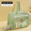 Bolsa de cosméticos portátil de viaje de PU, impermeable, gran capacidad, para guardar cosméticos, ideal para la natación