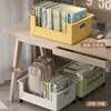 Caixa de Armazenamento de Livros sob a Mesa, Bolsa de Livros com Rodas, Caixa de Livros Móvel, Caixa de Armazenamento de Livros para Mesa de Estudante em Sala de Aula, Estante