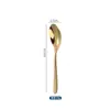 Conjunto de Talheres Espessados de Aço Inoxidável 304 Faca, Garfo, Colher para Comida Ocidental, Colher de Chá, Conjunto de Quatro Peças, Faca e Garfo para Steak de Hotel de Luxo