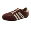 Zapatillas Deportivas Retro Clásicas Versátiles Alemanas para Mujer Otoño 2026 Nuevas con Cordones Deportivas de Suela Plana Cómodas Ligeras Casuales Zapatos de Tabla