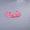 Pulseira de Acrílico Transparente Nova Moda Fresca Transfronteiriça Geométrico Assimétrico Textura Plissada Pulseira Aberta para Mulheres