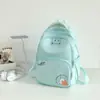 Mochila Escolar Fresca y Sencilla para Niñas, Estampado de Oso de Dibujos Animados, Adecuada para Estudiantes de Secundaria de Grados 3-6, Mochila de Alta Calidad