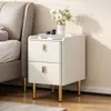 Pequena Mesa de Cabeceira Inteligente, Estilo Minimalista Italiano, Multifuncional, Armário de Cabeceira Ultra-Estreito, Pequeno Armário Moderno Simples para Quarto