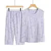 Conjunto de Ropa de Verano para Mamá, Nuevo Estilo 2026 Ropa de Casa para Abuela, Pijama Holgado para Mujeres de Mediana Edad y Mayores, Ropa para Personas Mayores
