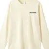 Camiseta Blanca de Manga Larga Estilo Japonés Holgado Chic para Mujer Nueva Colección Primavera y Otoño 2024 Camisa Básica Lisa de Color Sólido Moderna