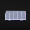 Caja de Plástico de 5 Compartimentos para Herramientas de Ferretería, Botones, Cuentas, Joyería, Empaque Libre de Polvo, Organización y Almacenamiento de Desorden de Escritorio