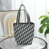 Estilo coreano Ins Tote Bag Bucket Bag Bolsa de Ombro Bolsa Feminina High-end Sense New Knitted Bag Bolsa