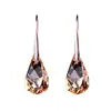 Pendientes de Cristal de Colores de Nuevo Estilo Transfronterizos, Simples y Elegantes, Ganchos Versátiles, Joyería Moderna Europea y Americana, Venta Directa del Fabricante