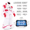 Robot de educación temprana de policía de guerra mecánica, juguete de control remoto por inducción infrarroja para niños, robot inteligente