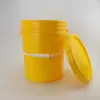 Barril de Plástico Sellado Estilo Americano de 20L Barril Químico Espesado Barril para Pintura Aceite Pintura Barril para Fertilizante Barril de Plástico para Anticongelante Venta al por Mayor