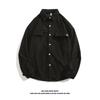 Jaqueta Camisa de Veludo Cotelê Americana Masculina Primavera Solta Versátil Roupas 2022 Nova Moda Casal Tops Jaqueta