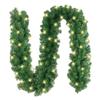 Rattan de Natal pvc com luzes Decorações de Natal decoração corrimão de escada conjunto casa hotel atacado