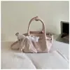 Bolso de Mano Plegado con Lazo Estilo Coreano de Nicho para Mujer 2026 Nuevo Diseño de Nicho Versátil Bolso de Hombro Cruzado para Viajes