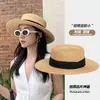 Chapéus de Palha Atacado para Mulheres, Chapéus de Sol de Verão de Aba Larga Estilo Francês Proteção Solar Estilo Hepburn, Chapéus de Pescador de Praia, Chapéus para Viagem de Férias