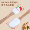 Espátula de Silicona Transfronteriza de Amazon con Mango de Madera, Espátula Color Crema, Espátula Navideña, Cuchillo Mezclador para Mantequilla, Espátula para Hornear