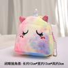 Bolsa de monedas linda de unicornio transfronteriza, pollito amarillo, pingüino de dibujos animados, regalo creativo, bolsa de felpa para cosméticos para niños, venta al por mayor