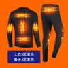 Set de Íntimos Calefactables Inteligentes USB Plug-In Transfronterizo Calentamiento Eléctrico de Cuerpo Completo Ropa Térmica a Prueba de Frío Rodilleras Pantalones Térmicos Elásticos