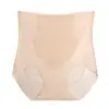 Calcinha ultrafina de algodão sem costura, cintura alta, barriga, calcinha plus size, roupa íntima fina para mulheres