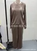 2026 Europeo y Americano Transfronterizo Otoño e Invierno Nuevo Estilo Terciopelo Holgado Casual Pantalones de Pierna Ancha Traje de Moda Conjunto de Dos Piezas Ropa para Mujer