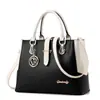 Bolsa Popular para Mujer de Taizhou de Exportación Transfronteriza 2025 Nuevo Bolso de Mano de Moda Combinación de Colores Moderna Bolso Cruzado de Hombro Único de Gran Capacidad