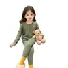 2026 Nuevo Conjunto de Ropa Interior Térmica para Niños, Pijamas para Niños Grandes, Ropa de Casa para Niñas, Ropa de Otoño y Pantalones para Niños