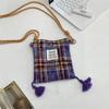 53234 Bolsa de Celular com Franja de Nicho Nova Primavera e Verão Pequena de Ombro Transversal Bolsa de Mão para Caminhada Bolsa Retro Prellis