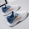 Nuevos Zapatos de Hombre Primavera/Verano con Superficie de Malla Flyknit, Transpirables y No Asfixiantes, Ligeros con Suela Suave y Absorción de Impactos, Zapatos de Running Versátiles para Hombre