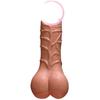 Wish Cowherd Dildo Artificial para Hombres y Mujeres, Dispositivo de Masturbación, Sexo Vaginal Anal, Copa de Avión, Vibración para Masturbación Gay en la Corte Trasera