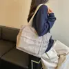 Bolso Tote de Cuadros Simple Nuevo Otoño 2026 Transfronterizo, Bolso de Hombro Casual de Gran Capacidad, Bolso de Mano Diario para Viajar al Trabajo