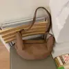 2026 Moda Bolso Cruzado Versátil Ligero de Gran Capacidad Estilo Coreano Bolso Sencillo de Color Sólido Nicho para Mujer de Hombro Debajo del Brazo
