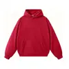 Venta al por mayor de sudaderas con capucha de forro polar de color sólido estilo europeo de 380G para otoño e invierno, disponibles en tallas grandes para hombres y mujeres, con diseños de moda y opciones de impresión personalizadas
