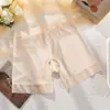 Pantalones de Malla Transparente Ultradelgados Dos en Uno Transpirables tipo Piel Pantalones de Seguridad Cintura Alta Entrepierna de Seda Anti-rozaduras Leggings Ligeros para Mujer