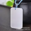 Pendente da Paz de Jade Dourado de Xinjiang, Pingente de Pão de Jade Branco, Pingente de Jade de Quartzito Transmissão ao Vivo