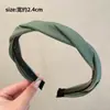 Faixa de cabelo torcida com dentes para meninas, faixa de cabelo antiderrapante para lavar o rosto, presilha de cabelo larga com dentes, acessório de cabelo simples