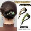 Grampo de Cabelo Casual Simples de Verão com Dentes Presilha Torcida para Mulheres 2025 Novo Estilo Grampo de Cabelo de Alta Qualidade com Contas e Strass