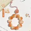 Popular Cadena para Teléfono de Raíz de Bodhi Rosa, Colgante para Bolso de Mujer, Cordón Pequeño Trenzado a Mano, Colgante para Memoria USB, Llavero Estilo Mejor Amiga
