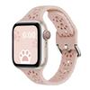 Adecuado para Apple Watch 56789 Correa de Silicona de Garra de Gato Hueca Cintura Pequeña iWatch S10 Pulsera con Agujeros