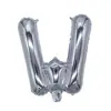 Globos de Foil Plateados de 16 pulgadas con Letras Inglesas A-Z y Números 0-9, Soportan Varios Conjuntos de Combinaciones de Globos de Papel de Aluminio